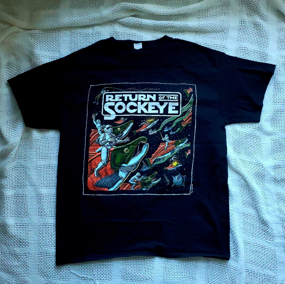 Ray Troll "Return to the Sockeye" t-shirt